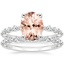 18KW Morganite Marseille Diamond Bridal Set (1/2 ct. tw.), smalltop view