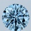 2.02 Ct. Fancy Vivid Blue Round Lab Grown Diamond