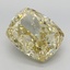 1.92 Ct. Fancy Intense Yellow Cushion Lab Grown Diamond