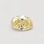 0.26 Ct. Fancy Intense Yellow Oval Lab Grown Diamond