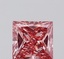 1.12 Ct. Fancy Vivid Brownish Pink Princess Lab Grown Diamond