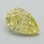 1.07 Ct. Fancy Intense Yellow Pear Lab Grown Diamond