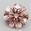3.00 Ct. Fancy Intense Pink Round Lab Grown Diamond