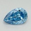 1.03 Ct. Fancy Vivid Blue Pear Lab Grown Diamond