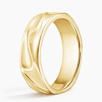 Wave 6mm Wedding Ring