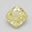 1.01 Ct. Fancy Yellow Cushion Diamond