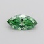 0.39 Ct. Fancy Vivid Green Marquise Lab Grown Diamond