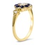The Jae Ring, smalltop view on a hand
