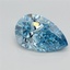 1.75 Ct. Fancy Vivid Blue Pear Lab Grown Diamond