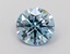 1.01 Ct. Fancy Vivid  Blue Round Lab Grown Diamond
