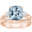 14KR Aquamarine Three Stone Petite Twisted Vine Diamond Bridal Set (1/2 ct. tw.), smalltop view
