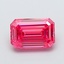1.36 Ct. Fancy Vivid  Pink Emerald Lab Grown Diamond