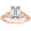 14K Rose Gold Begonia Vine Diamond Ring (1/2 ct. tw.), smalltop view