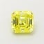 0.88 Ct. Fancy Intense Yellow Asscher Lab Grown Diamond