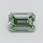 1.01 Ct. Fancy Intense Green Emerald Lab Grown Diamond