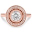 Custom Floating Halo Diamond Ring
