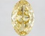 3.90 Ct. Fancy Vivid Yellow Oval Lab Grown Diamond