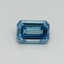 1.01 Ct. Fancy Vivid Blue Emerald Lab Grown Diamond