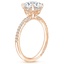 18K Rose Gold Simply Tacori Luxe Drape Diamond Ring, smallside view