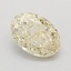 1.02 Ct. Fancy Yellow Oval Lab Grown Diamond