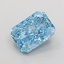 1.54 Ct. Fancy Vivid  Blue Radiant Lab Grown Diamond