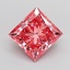 6.00 Ct. Fancy Vivid Pink Princess Lab Grown Diamond