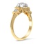 The Perri Ring, smalltop view on a hand