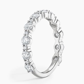 Stacia Lab Diamond Wedding Ring in Platinum