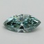 1.09 Ct. Fancy Vivid Green Marquise Lab Grown Diamond