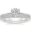 14K White Gold Elsie Ring with Whisper Eternity Diamond Ring (1/4 ct. tw.)