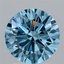 2.40 Ct. Fancy Vivid Blue Round Lab Grown Diamond