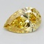 2.01 Ct. Fancy Intense  Yellow Pear Lab Grown Diamond