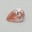 0.30 Ct. Fancy Vivid Pink Pear Lab Grown Diamond