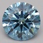 2.48 Ct. Fancy Vivid Blue Round Lab Grown Diamond