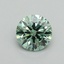 0.56 Ct. Fancy Vivid Green Round Lab Grown Diamond