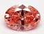 2.22 Ct. Fancy Vivid Pink Oval Lab Grown Diamond