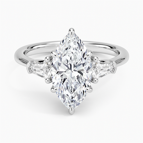 Shield Cut Three Stone Diamond Ring (1/4 ct. tw.)