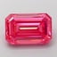 5.84 Ct. Fancy Vivid  Pink Emerald Lab Grown Diamond