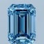 2.02 Ct. Fancy Vivid Blue Emerald Lab Grown Diamond