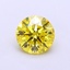 1.03 Ct. Fancy Vivid  Yellow Round Lab Grown Diamond