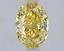1.03 Ct. Fancy Intense  Yellow Oval Lab Grown Diamond