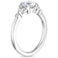 18K White Gold Verbena Diamond Ring, smallside view