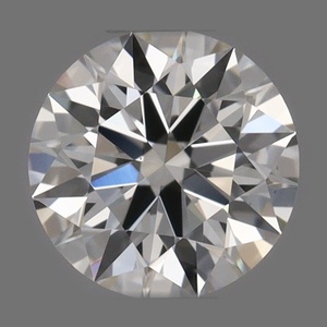 Round diamond — real photo