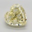 5.51 Ct. Fancy Intense Yellow Heart Lab Grown Diamond