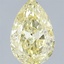 2.00 Ct. Fancy Intense  Yellow Pear Lab Grown Diamond