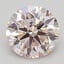 0.71 Ct. Fancy Light Pink Round Lab Grown Diamond