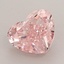 1.65 Ct. Fancy Vivid  Pink Heart Lab Grown Diamond