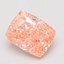 2.10 Ct. Fancy Vivid Pink Cushion Lab Grown Diamond