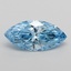 0.91 Ct. Fancy Vivid Blue Marquise Lab Grown Diamond