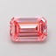 1.12 Ct. Fancy Vivid  Pink Emerald Lab Grown Diamond